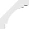 Ekena Millwork 3 1/2-in. W x 14-in. D x 14-in. H Merced Architectural Grade PVC Knee Brace BRCP035X14X14MRC - alternate 3